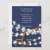 Passionate Flamingos Hochzeit Einladung (Rückseite)