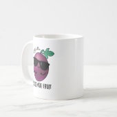 Passionate Fruit Funny Passion Fruit Pun Kaffeetasse (Vorderseite Links)