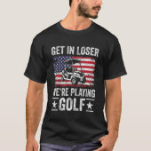 Passionate Golf Cart Driver Golfer Golf Player  Go T-Shirt (Vorderseite)