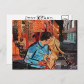 Passionate Kiss Postkarte (Vorne/Hinten)