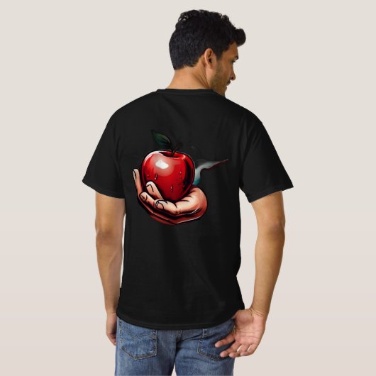 Passionate Press: Liebe-Infused Apple Squeeze T-Sh T-Shirt (Schwarz voll)