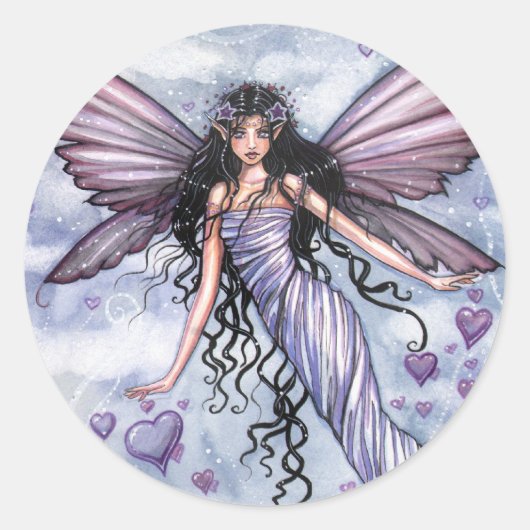 Passionate Sky Heart Fairy Stickers (Vorderseite)