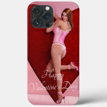 Passionate Valentine's Day Girl in einem Corset