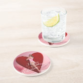 Passionate Valentine's Day Girl in einem Corset Getränkeuntersetzer (Seite)