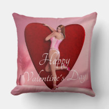 Passionate Valentine's Day Girl in einem Corset