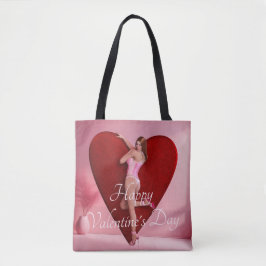 Passionate Valentine's Day Girl in einem Corset Tasche