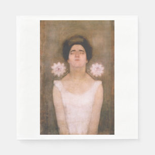 Passionblume Frau (von Piet Mondrian) Serviette