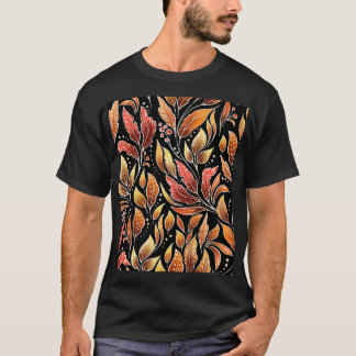 Passionflower Exotic: Schwarze Blume Vintag T-Shirt