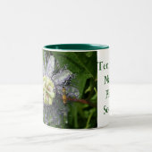 Passionflower-Kaffee-Tasse Zweifarbige Tasse (Mittel)
