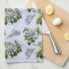 Passionflower Lavender Floral Küche Geschirr Handt Geschirrtuch