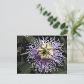 Passionflower Postcard Postkarte (Stehend Vorderseite)