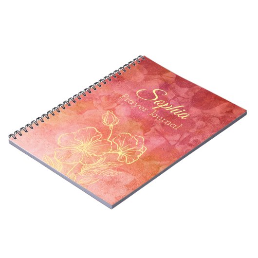 Passionflower Prayer Journal Notizblock (Linke Seite)
