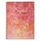 Passionflower Prayer Journal Notizblock (Vorderseite)