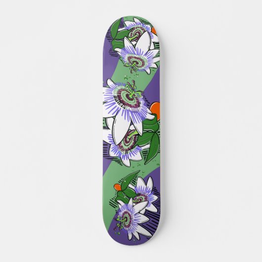 Passionflower Skateboard Deck (Vorne)