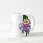 Passionflower - weiße Tasse (VorderseiteRechts)