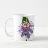 Passionflower - weiße Tasse (Links)