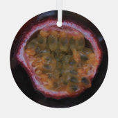 Passionfrucht auf einem provenzalischen Markt Ornament Aus Glas (Rückseite)