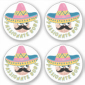 Passionierte Boba-Packung mit 4 Aufkleber (Vorderseite)