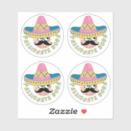 Passionierte Boba-Packung mit 4 Aufkleber