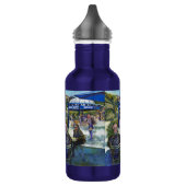 Passionierte Leute, die im Park spielen, NYC Edelstahlflasche (Links)