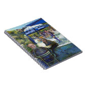 Passionierte Leute, die im Park spielen, NYC Notizblock (Rechte Seite)