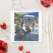 Passionierte Leute, die im Park spielen, NYC Serviette (Beispiel)