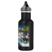 Passionierte Leute, die im Park spielen, NYC Trinkflasche (Rechts)