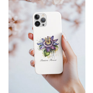 Passionierte Lila Passion-Blume Case-Mate iPhone Hülle