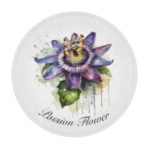 Passionierte Lila Passion-Blume Schneidebrett