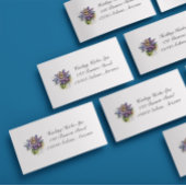 Passionierte Lila Passion-Blume Visitenkarte