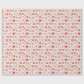 Passionierte Palette: Valentinische Verzierungen Geschenkpapier (Flach)
