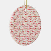 Passionierte Palette: Valentinische Verzierungen Keramik Ornament (Rechts)