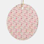 Passionierte Palette: Valentinische Verzierungen Keramik Ornament (Links)