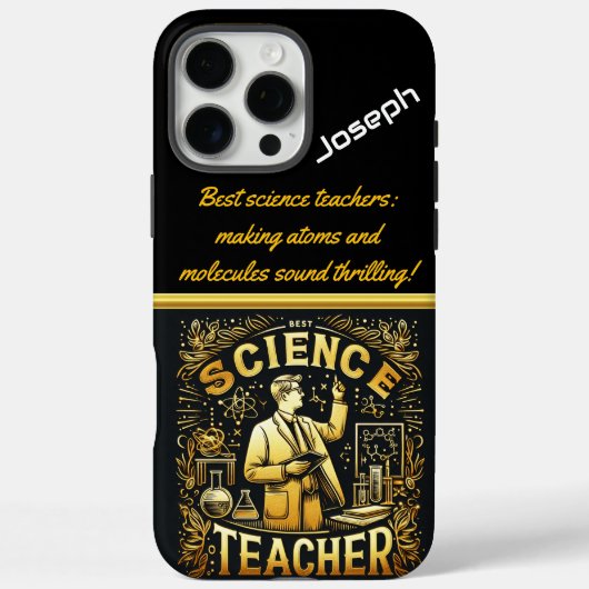 Passionierter Wissenschaftslehrer Inspiriere Schül Case-Mate iPhone Hülle (Rückseite)