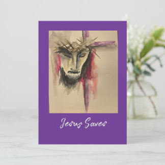 Passions Christi Notizkarte Feiertagskarte
