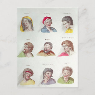 Passions, plate V, pub. von R. Edwards, London Postkarte