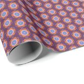 Passionsblume (lila) matte Geschenkverpackung Geschenkpapier (Rolleneckpunkt)