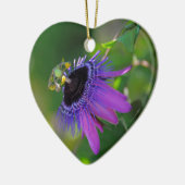 Passionsblume (Passiflora) Keramikornament (Links)