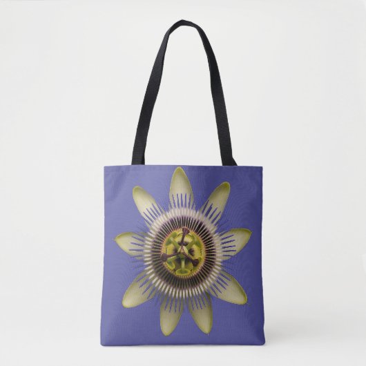 Passionsblumen-Botanik-Tasche Tasche (Vorderseite)