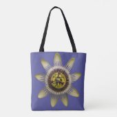 Passionsblumen-Botanik-Tasche Tasche (Rückseite)