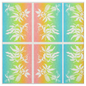 Passionsblumen-Regenbogen Stoff (Muster)