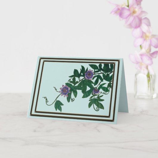 Passionsblumenrebe Karte (Orchidee)