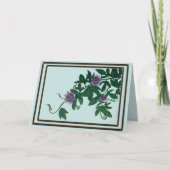 Passionsblumenrebe Karte (Vorderseite)