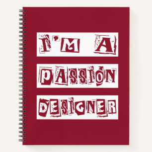 Passionsdesigner Notizblock