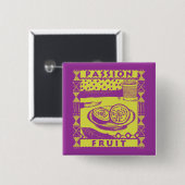 Passionsfrucht Button (Vorne & Hinten)