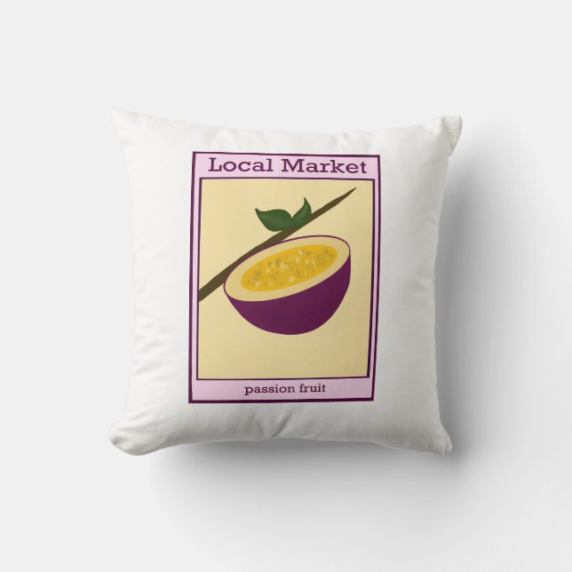 Passionsfrucht Kissen (Vorderseite)