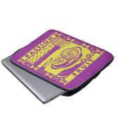 Passionsfrucht Laptopschutzhülle (Vorne Knopf)