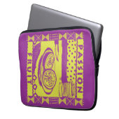 Passionsfrucht Laptopschutzhülle (Vorderseite Links)