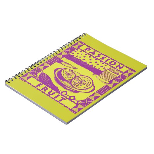 Passionsfrucht Notizblock (Linke Seite)