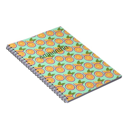 Passionsfrucht Notizblock (Rechte Seite)